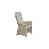 Salem Recliner Chair with Single Weaved ARM with  TEAK +  5 cm cushion
