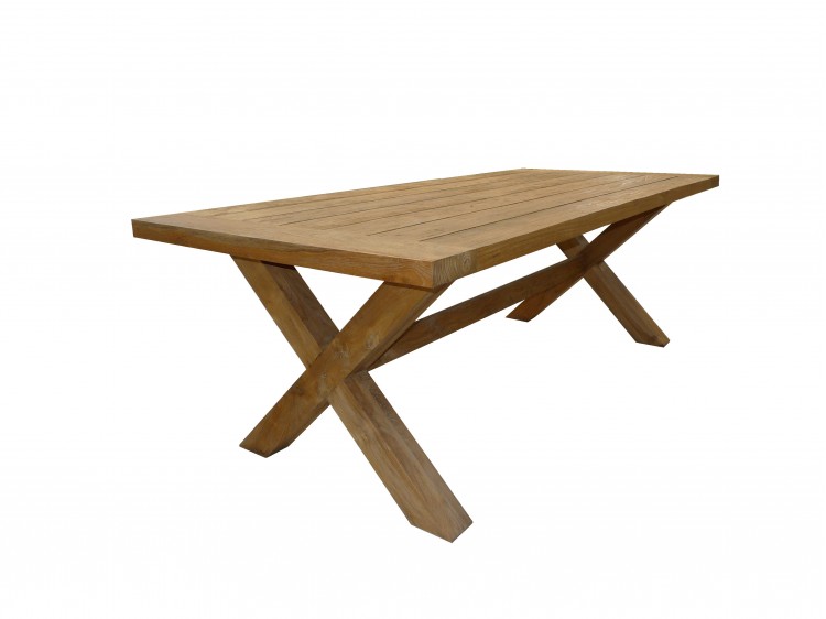 X-Teak Dining Table "Recycle look" 160x95x74 cm