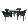 Tea Time 105cm Round Table 4 chair Group