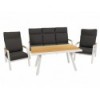 Como Lounge reclining chair with Teak arms