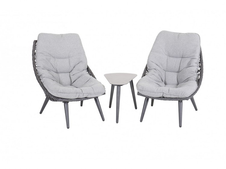 Terragona 2 chairs sets with all side tables
