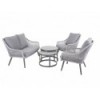 Baza Rope sofa set 2+1+1 without table