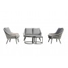 Baza Rope sofa set 2+1+1 without table