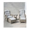 Rio 2xReclinning chair+2xfootrest+1xside table