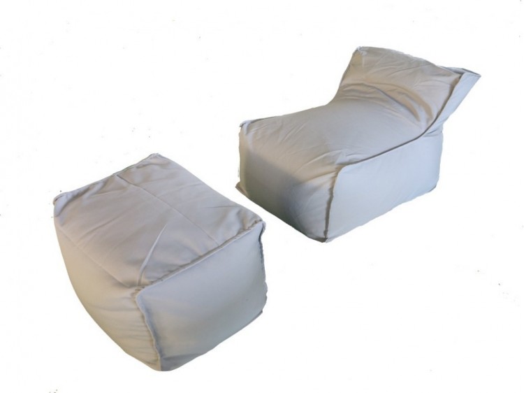 Set of Lazy Chair and Footrest   - Olefin 210