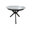 HPL Dining Table D90  Round dining table with 4 slats