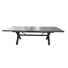 X-leg Dining table with HPL top and extension 202.5-263.5*92.5cm