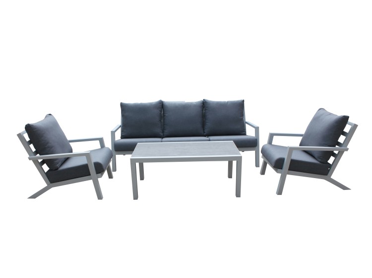 Miami 3-seater sofa,Teak armrest
