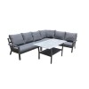 HPL coffee table  with 5 slats HPL140x75x55 cm (KD version)  for  Palau Recliner sofa set