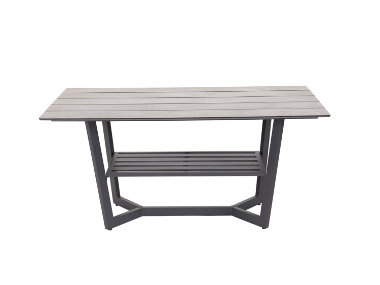 HPL coffee table with 5 slats, 150x85 cm (KD version)
