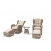 Cobra Recliner Set, 2 Chair + 10 cm of Cushion + 2 FS + 1  Round  Square Side Table